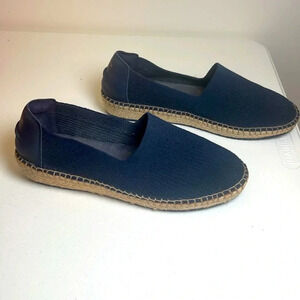 Cole Haan Women Navy Cloudfeel Stitchlite Espadrille Loafer 10.5